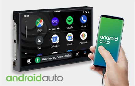 Works with Android Auto - X903D-EX