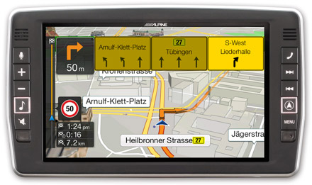 Mercedes Vito - Navigation - Lane Guidance / TMC Route Guidance  - X902D-V447